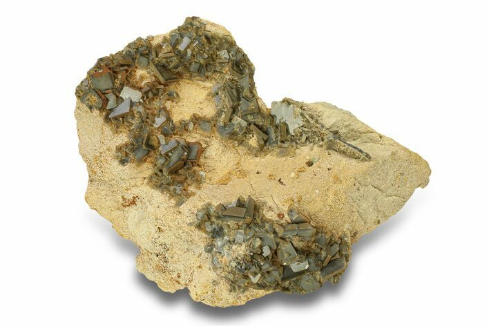 Gray-Green Tabular Barite With Phantoms - Peru #277246